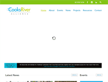 Tablet Screenshot of cooksriver.org.au